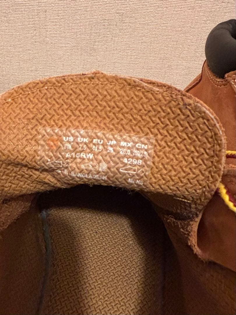 takeさま専用 Timberland ティンバーランド 4ホール イエロー