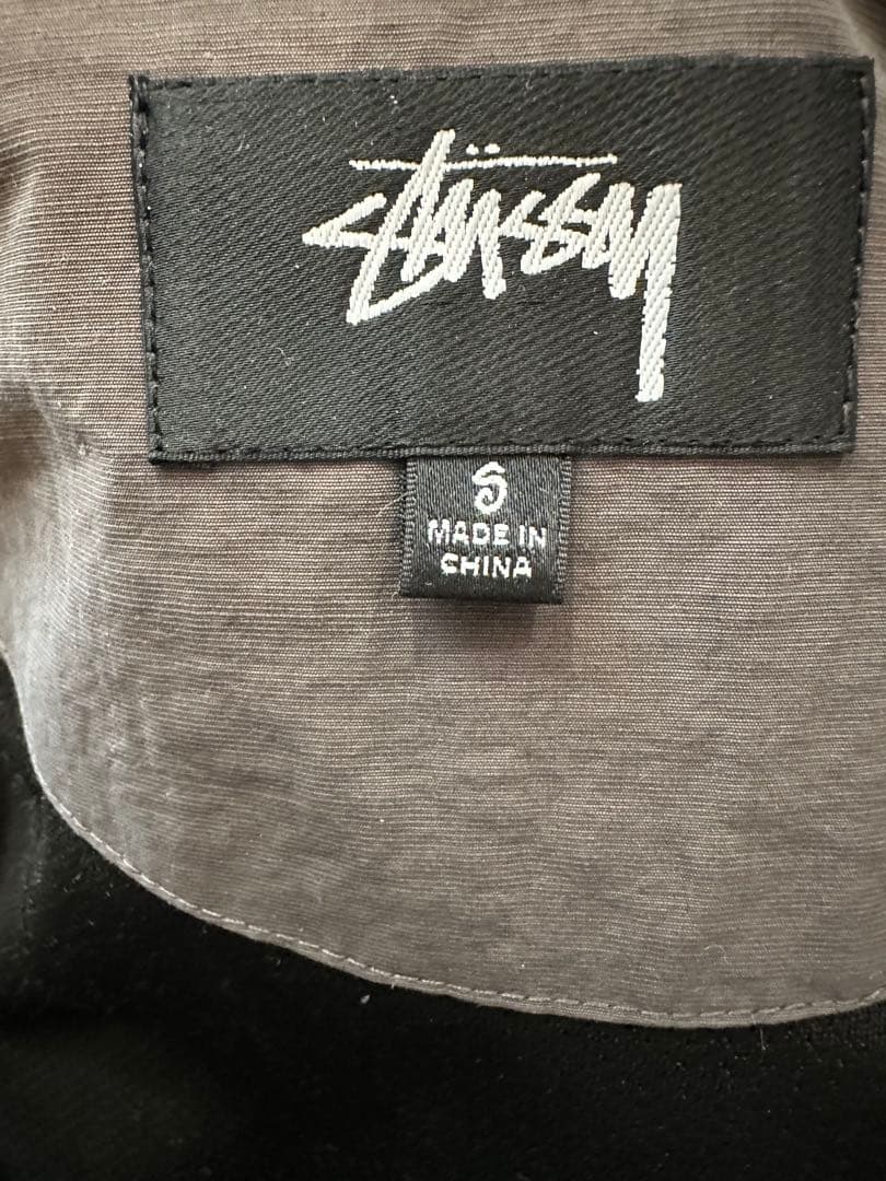 Stussy ビーチシェルジャケット 黒 ブラック 美品 サイズS