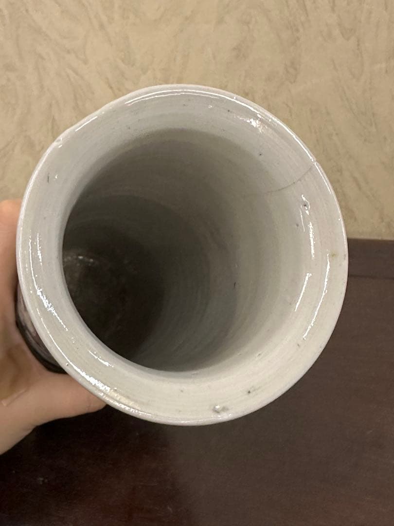 中國古美術 花瓶 康熙年製 置物