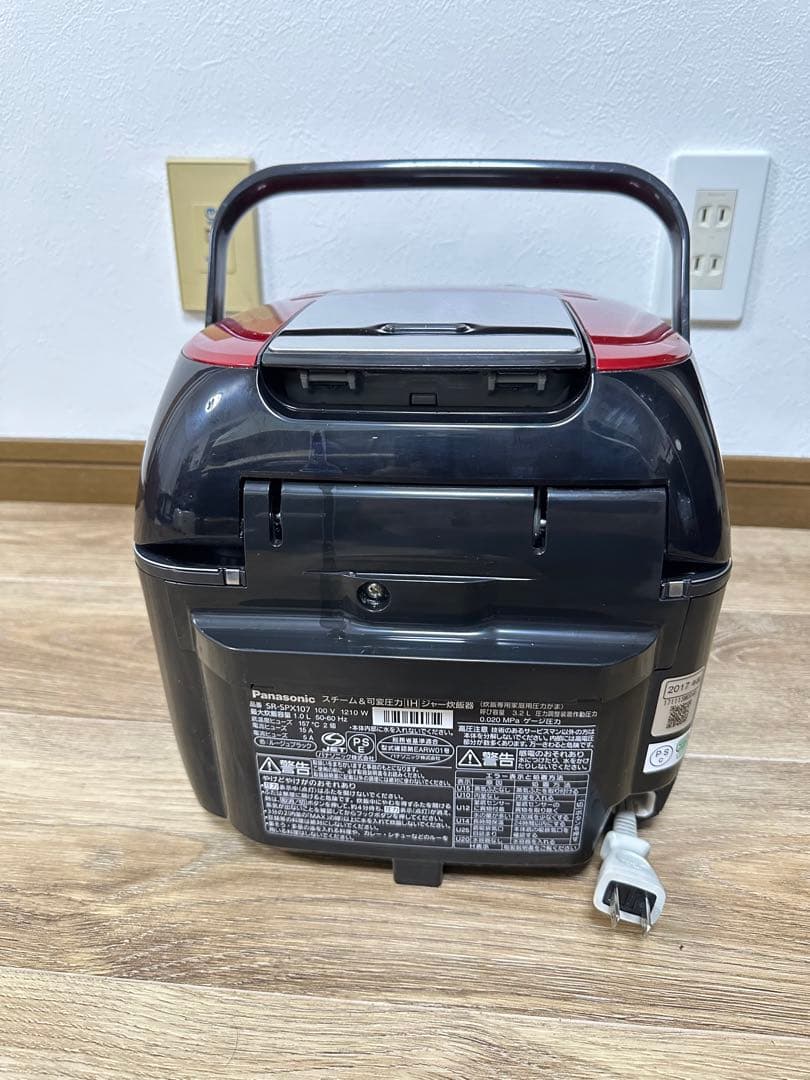 パナソニックIH ジャー炊飯器SR-SPX107 1.0L 2017年度