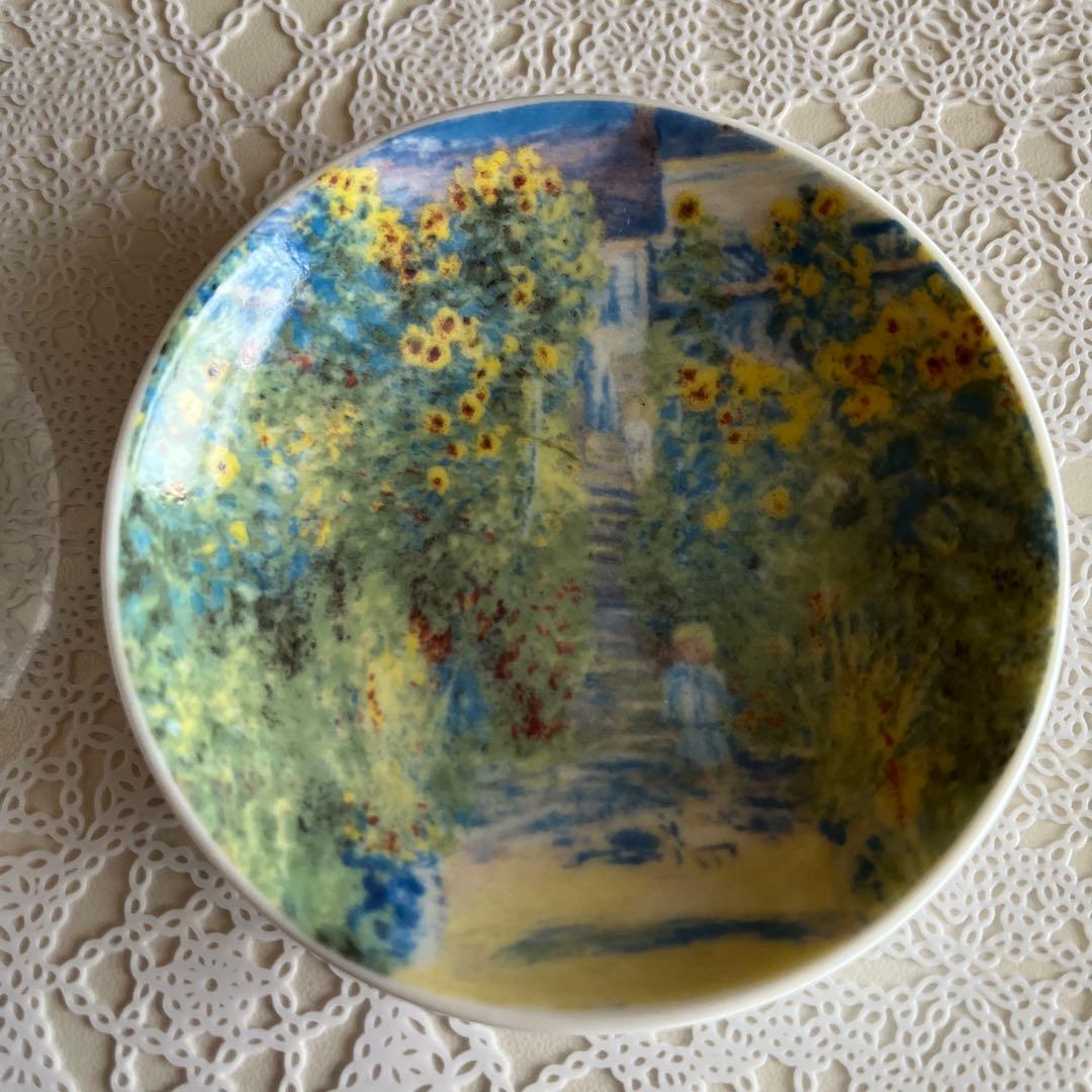 セリア　食器　小皿　豆皿　華やぎ　絵画　フラワー　花柄　まとめ売り