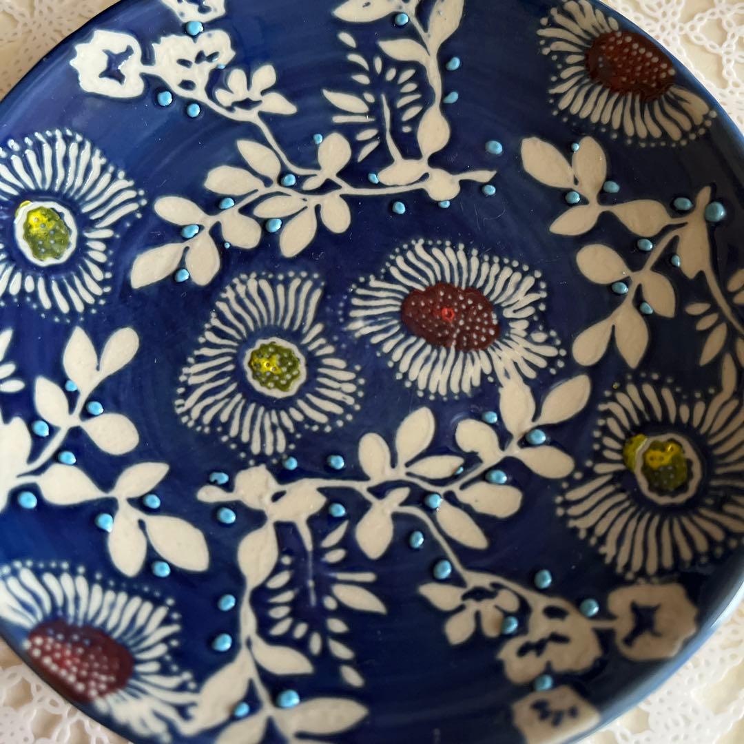 セリア　食器　小皿　豆皿　華やぎ　絵画　フラワー　花柄　まとめ売り