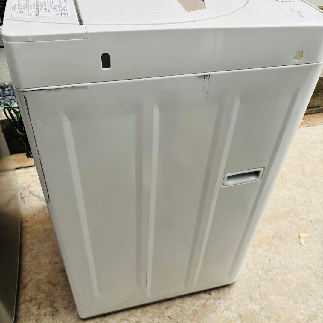 SHARP 4.5kg 全自動洗濯機 ES-GE4D-C 動作品◇2020年製