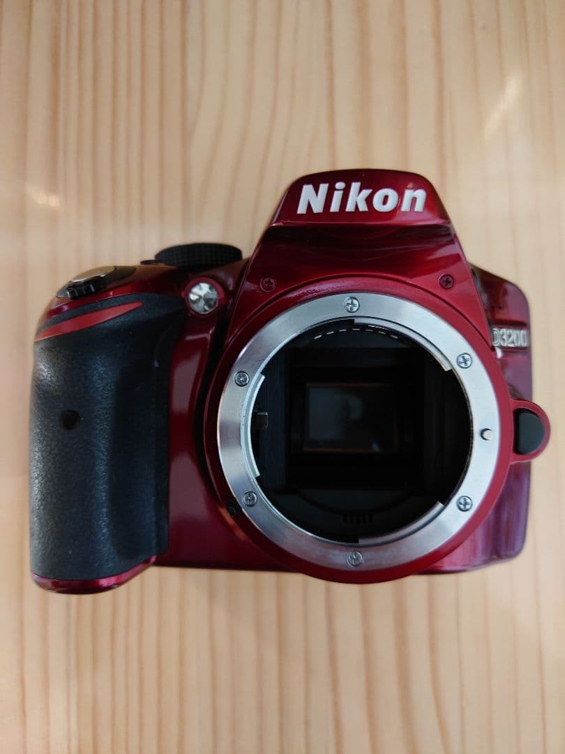 ★実用品★ Nikon ニコン D3200 レッド デジタル一眼レフカメラ
