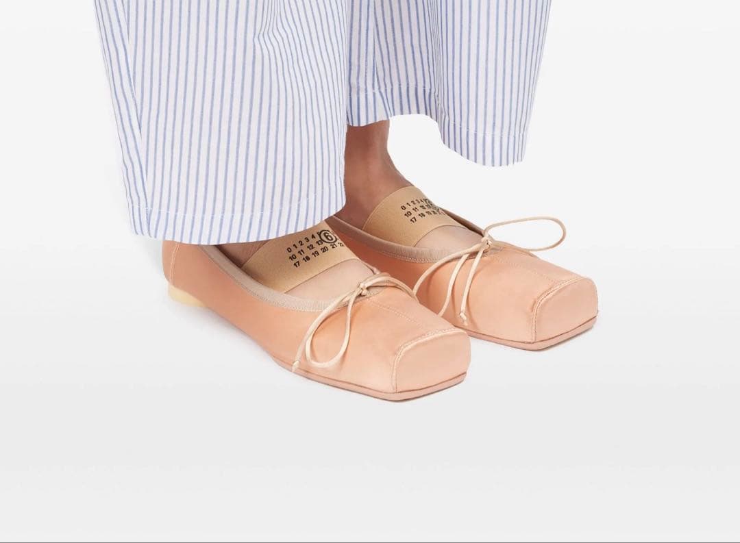 MM6 Maison Margiela バレエシューズ ピンク