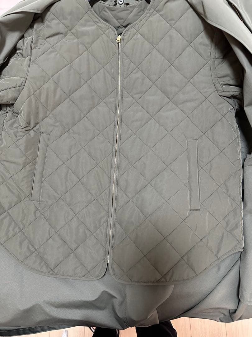 撥水加工　ミリタリーダウンコート