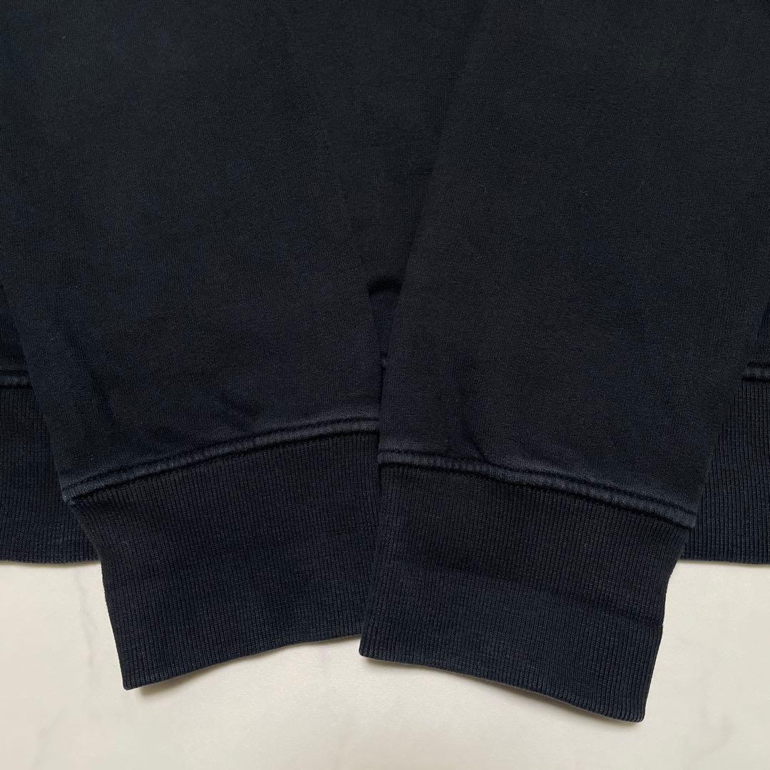 STONE  コットン　クルーネック　トレーナー　ブラック　XL