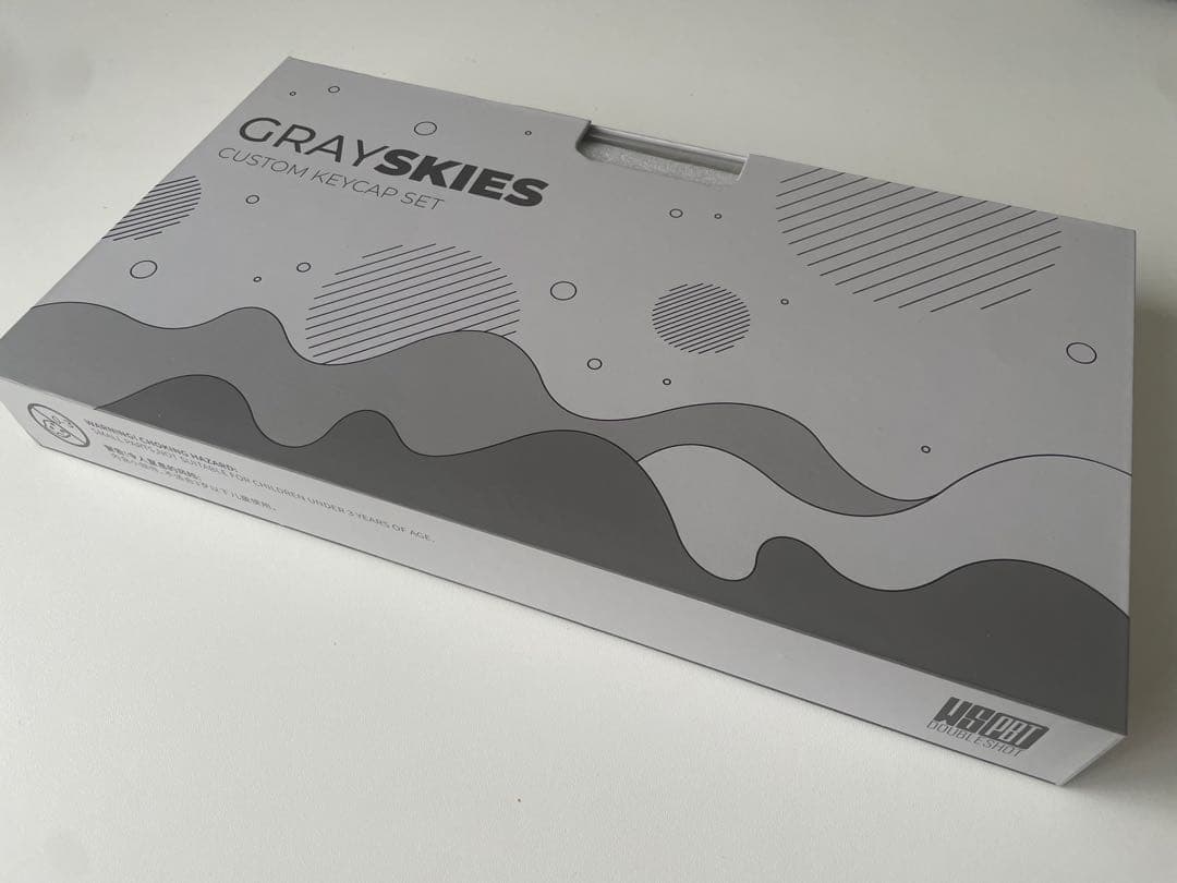 【美品】WS PBT GRAY SKIES キーキャップ