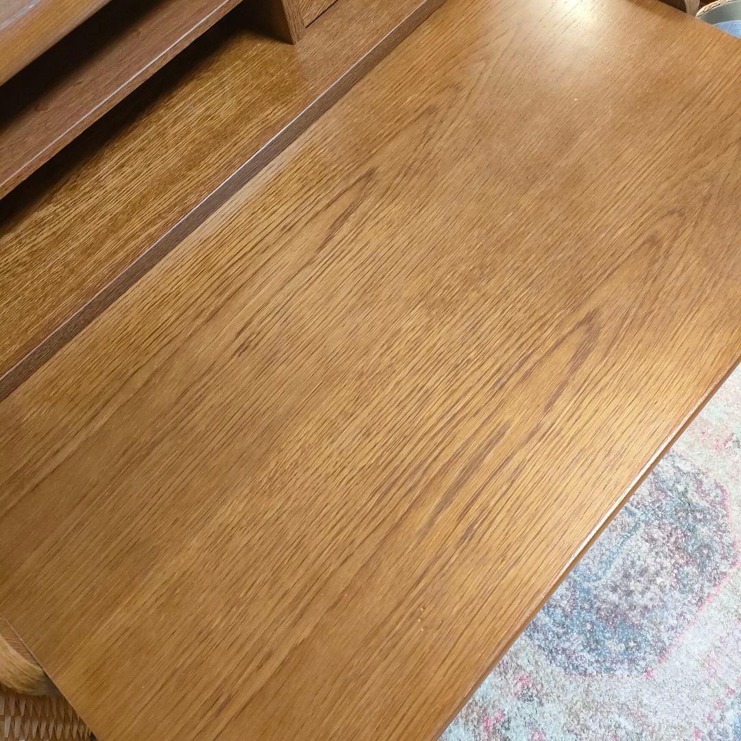 小島工芸 ライティングデスク オーク材 欧スタイル