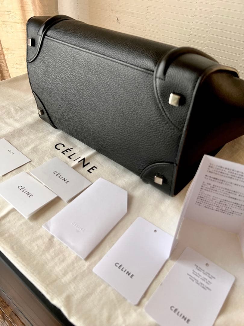 美品　セリーヌ　ラゲージバッグ　ブラック　ビジネス