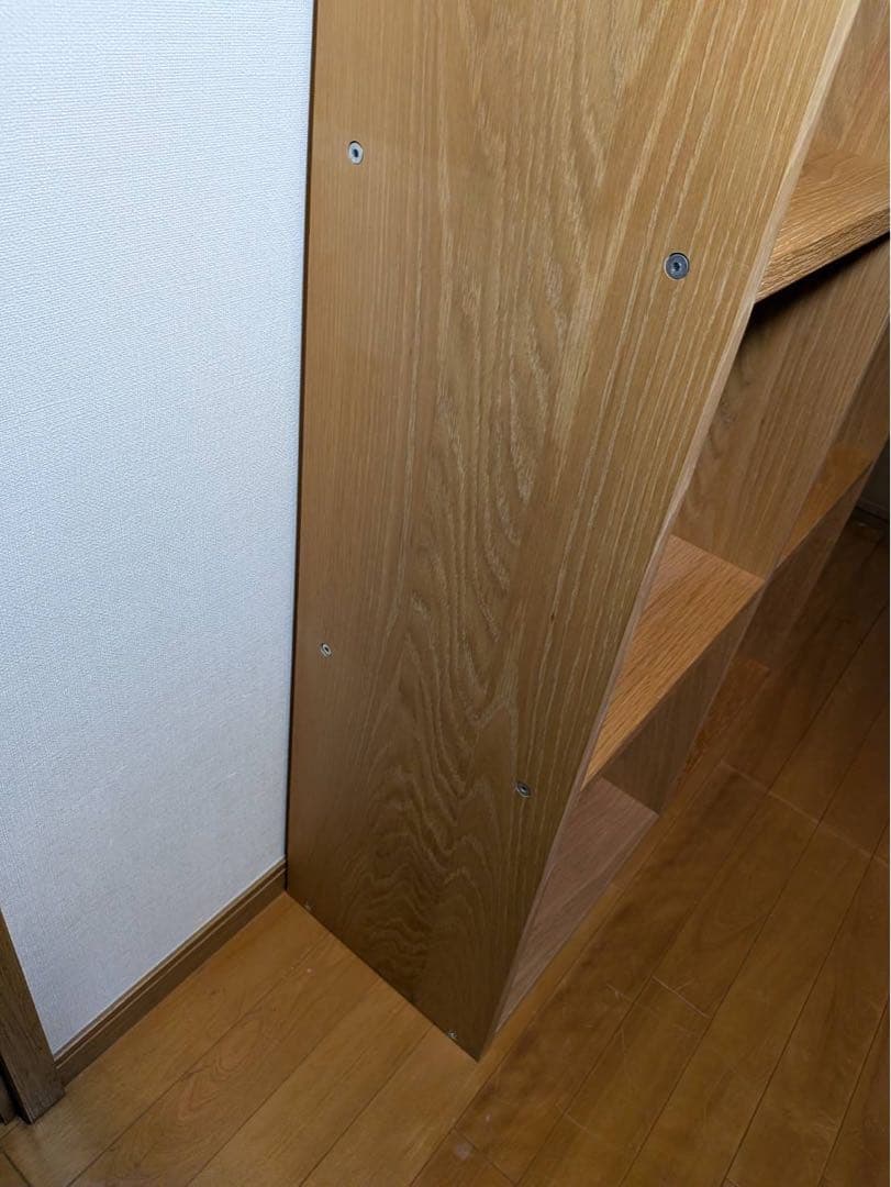 ■送料込■無印良品 スタッキングシェルフ 5×2 木製家具棚MUJIオーク材収納