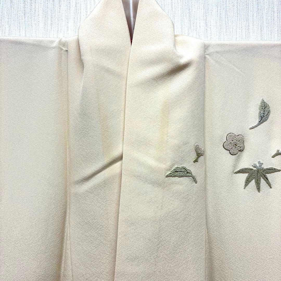 訪問着 着物 相良刺繍 正絹 中国刺繍 逸品 滝泰 落款あり