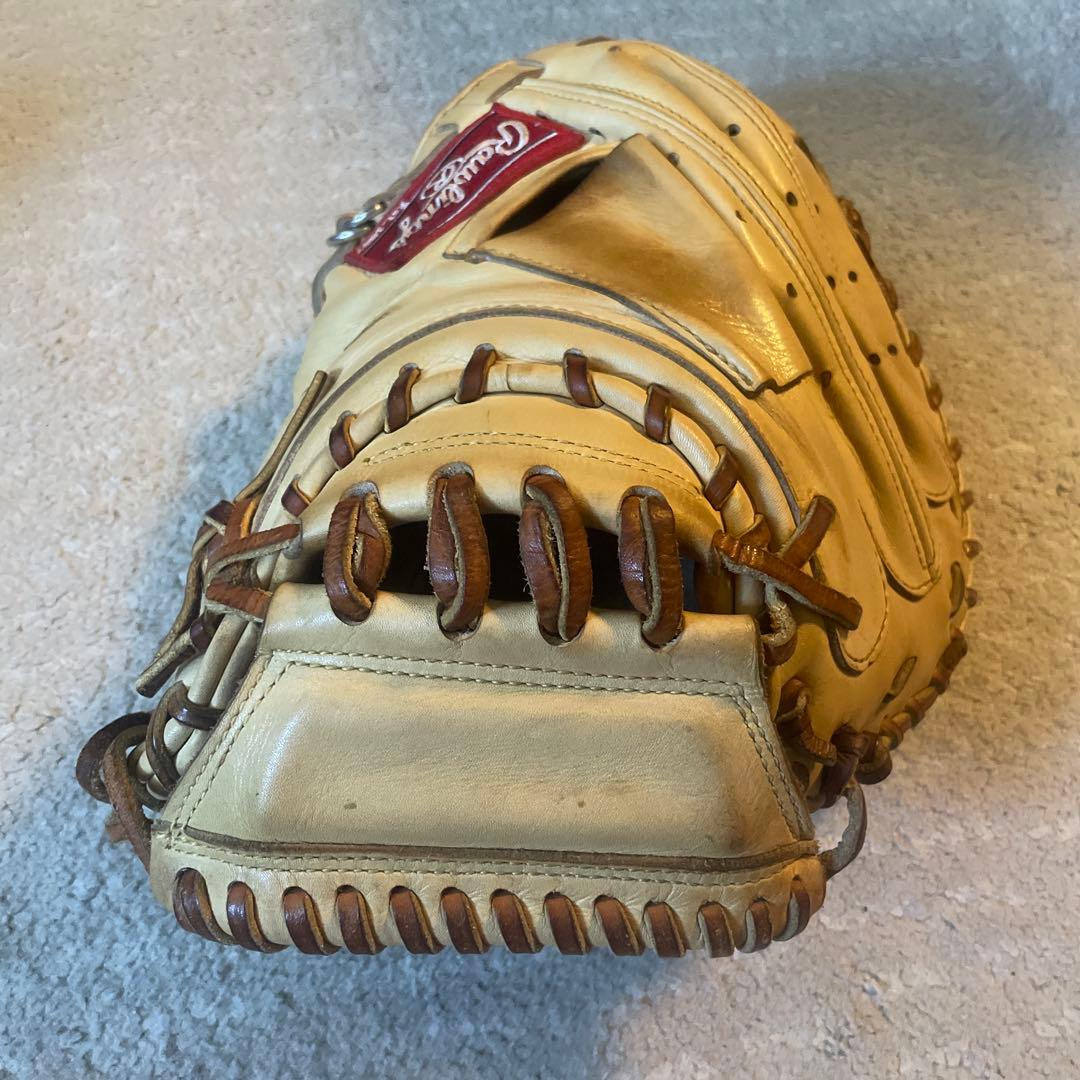 元近鉄バファローズ　石山一秀選手使用　Rawlings キャッチャーミット