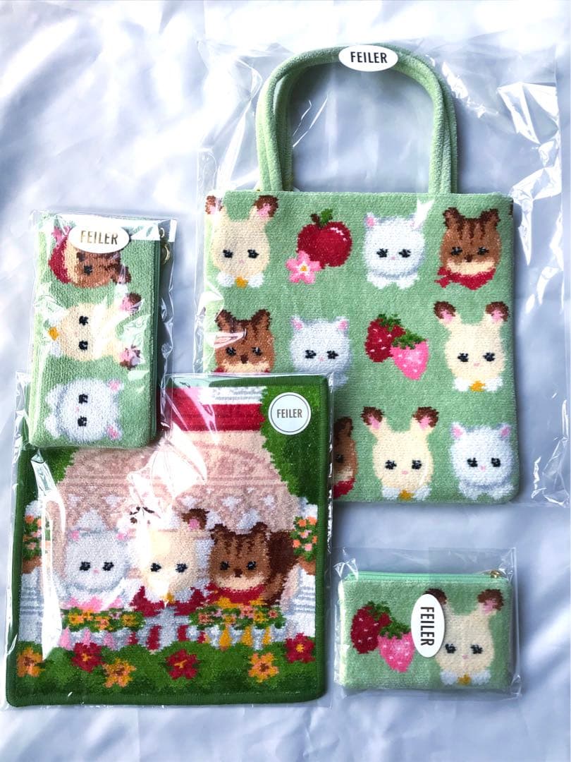 FEILER シルバニアファミリー 4点set 新品未使用未開封