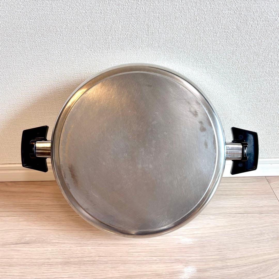 【美品】ロイヤルクイーン　大フライパン　6リットル鍋セット　IH対応