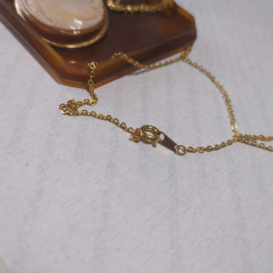 カメオ　ブローチ　ネックレス