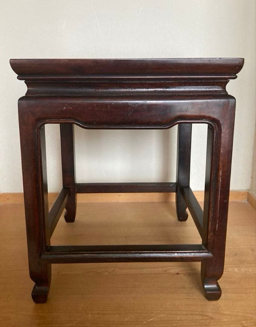 【本格派】盆栽台 花台 飾り台 高卓 アンティーク 実家整理品