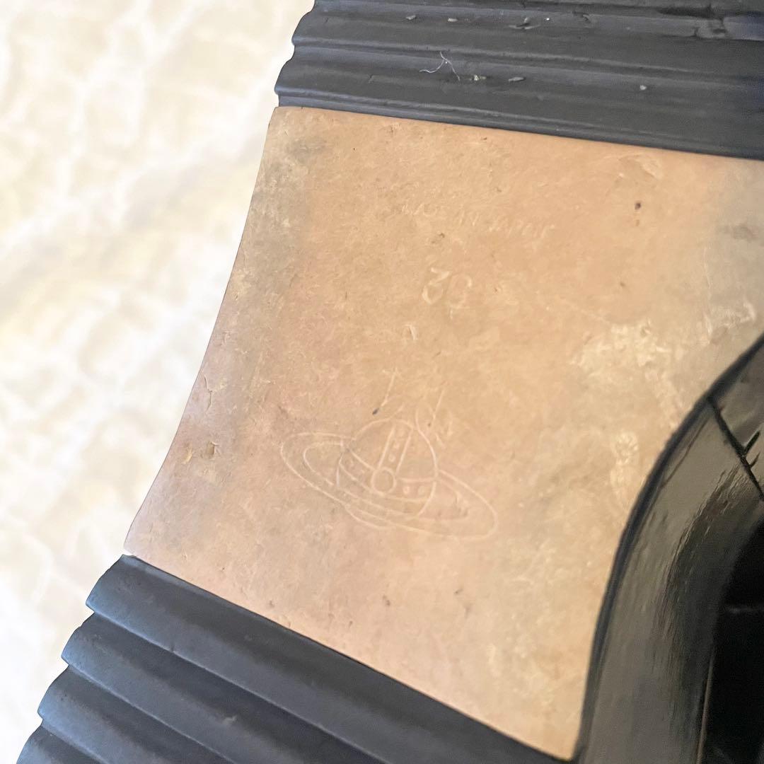 Vivienne Westwood パテントレザーゴルフシューズ　タッセル　厚底