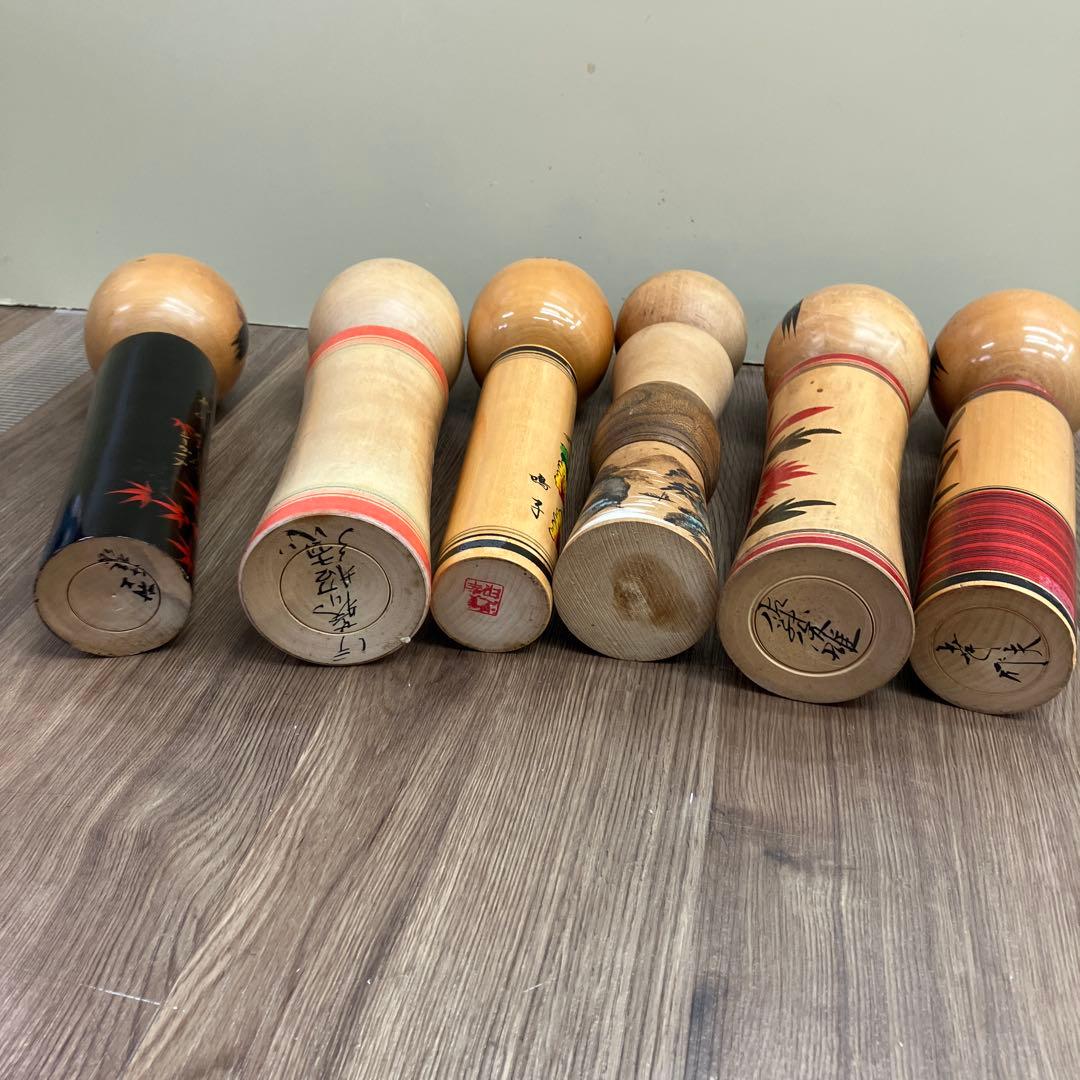 D-2 昭和レトロ 伝統こけし 創作こけし 大量 まとめ売り 16体セット 鳴子