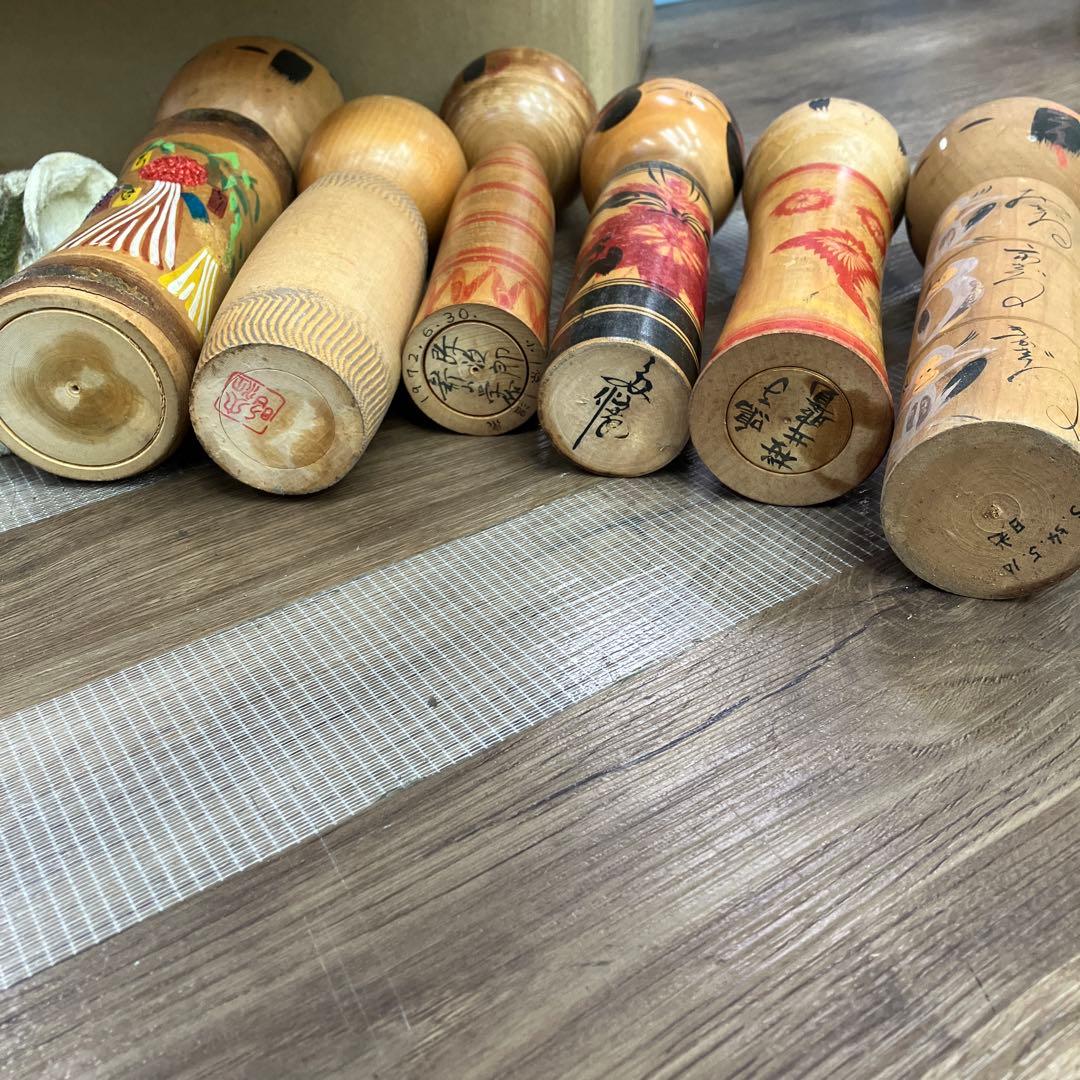 D-2 昭和レトロ 伝統こけし 創作こけし 大量 まとめ売り 16体セット 鳴子