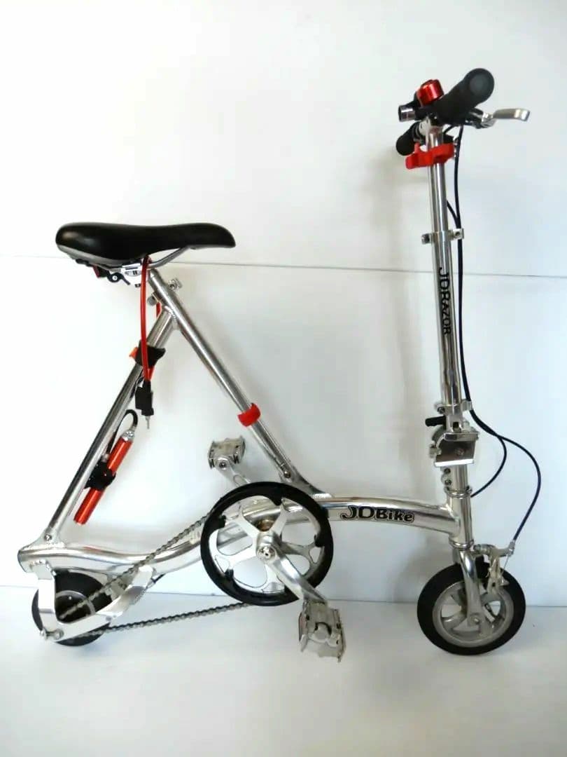 【付属品充実】JD RAZOR アルミフレーム 折り畳み自転車 JDBike 改