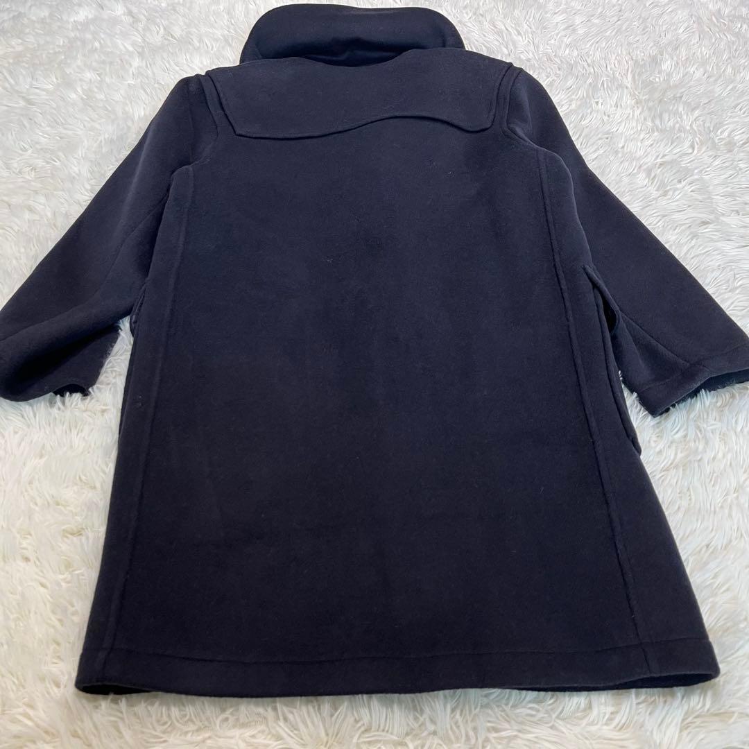 英国製✨グローバーオール ダッフルコート ネイビー　フード付　L相当