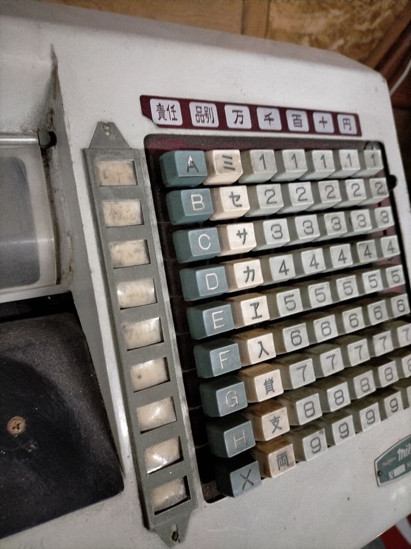 昭和レトロ当時物 レジスターミリオンレジスター アンティークオブジェ