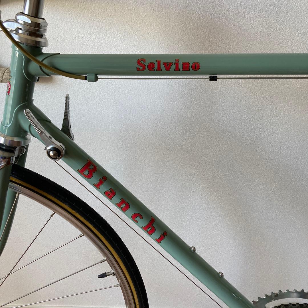 ビアンキ　クロモリ　セルビノ
