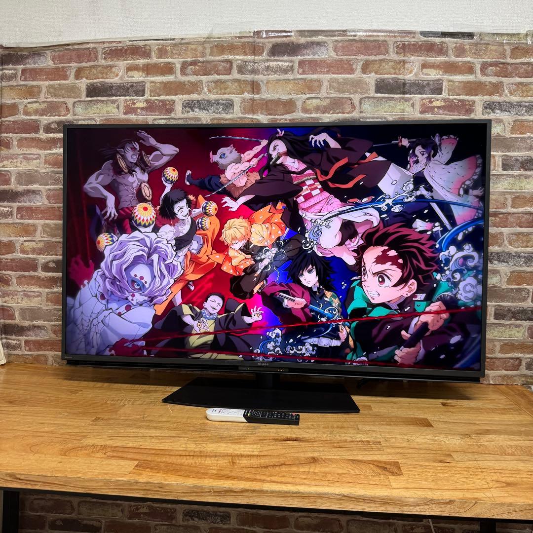 シャープ 55V型 4K液晶テレビ AQUOS 4T-C55EN1 動画アプリ○