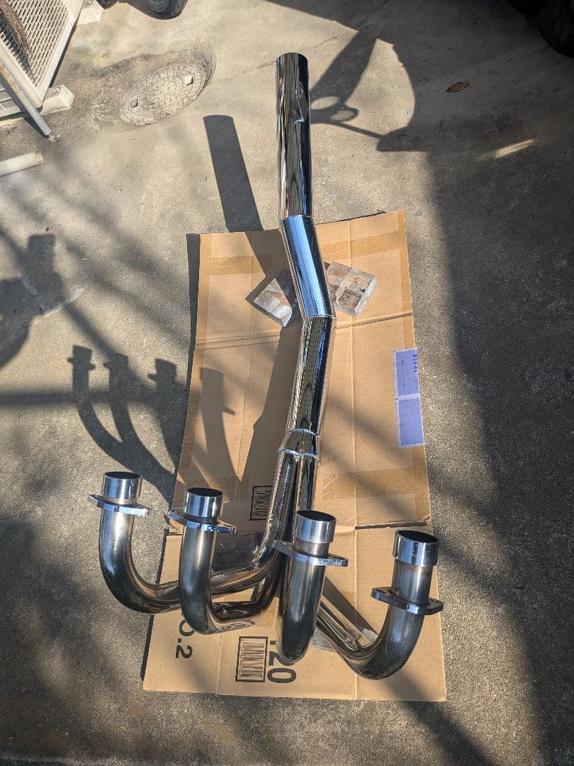 PRETTY RACING ショート管マフラー・イナズマ400用