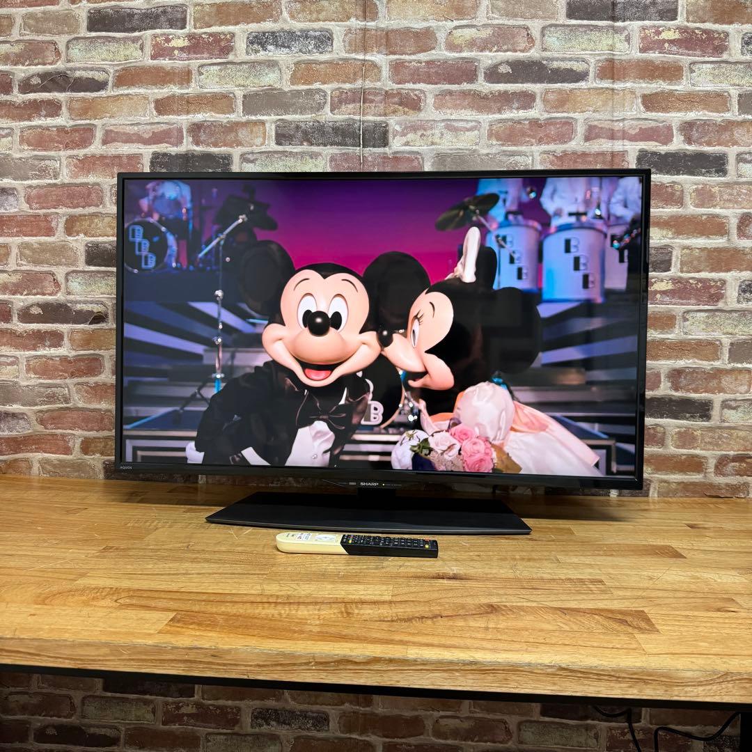 シャープ 40V型 4K液晶テレビ AQUOS 4T-C40BJ1 動画アプリ○