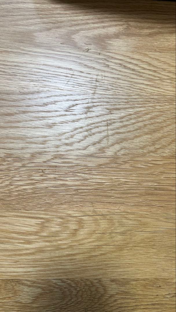 無印良品　木製デスク　オーク材