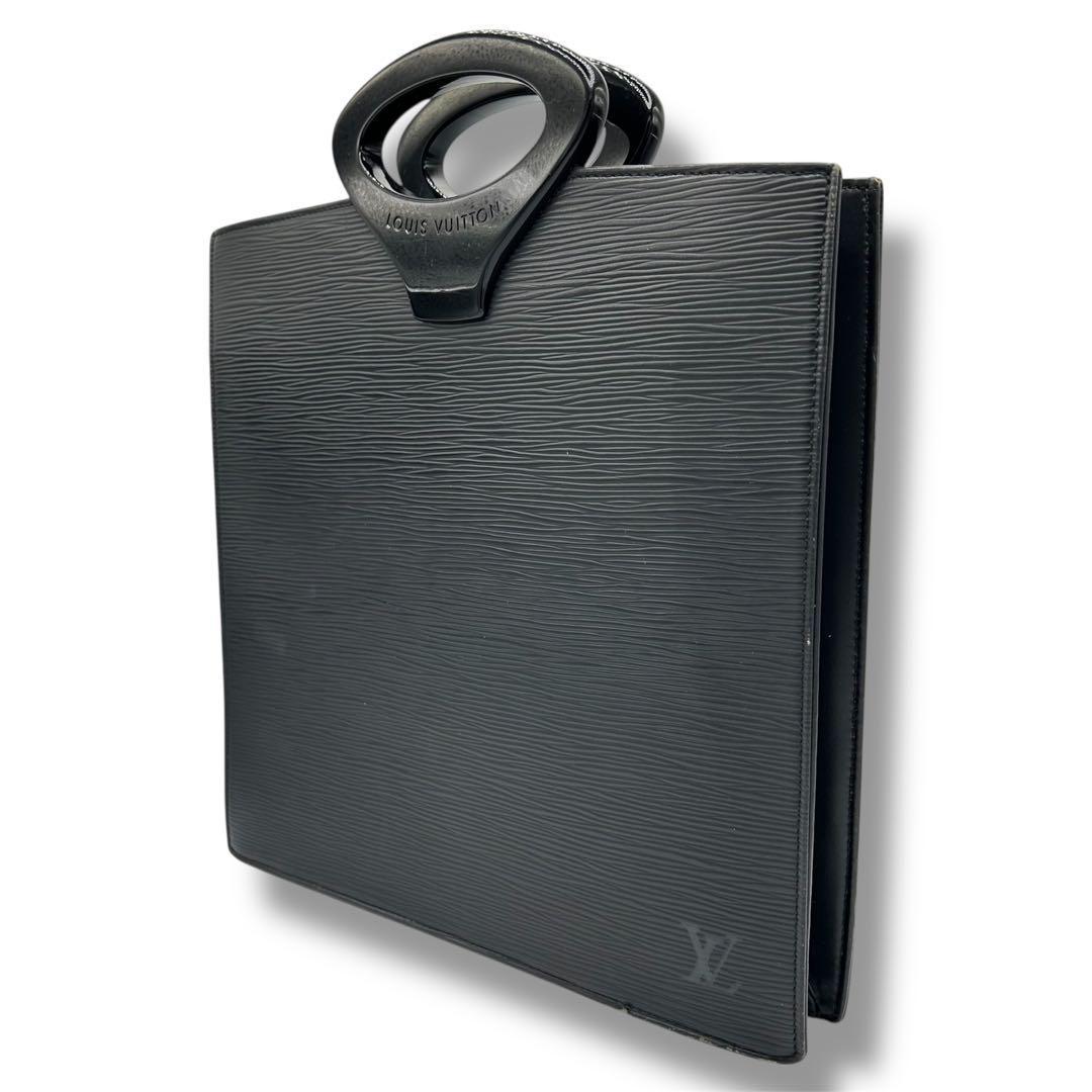 【美品】ルイヴィトン エピ オンブル ハンドバッグ ノワール M52102