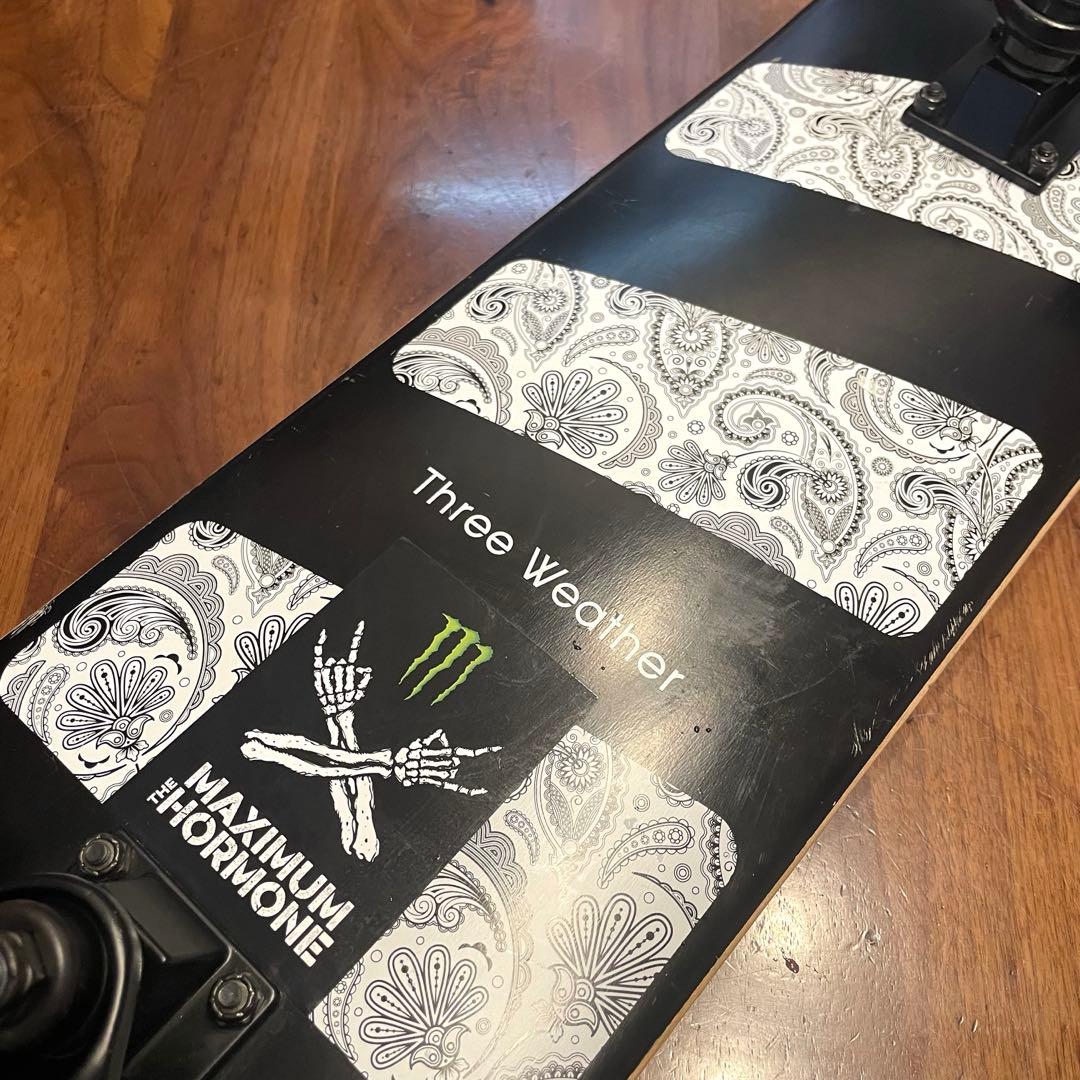 スケボー　極美品　スケートボード　コンプリート　子供用　スリーウェザー　7インチ