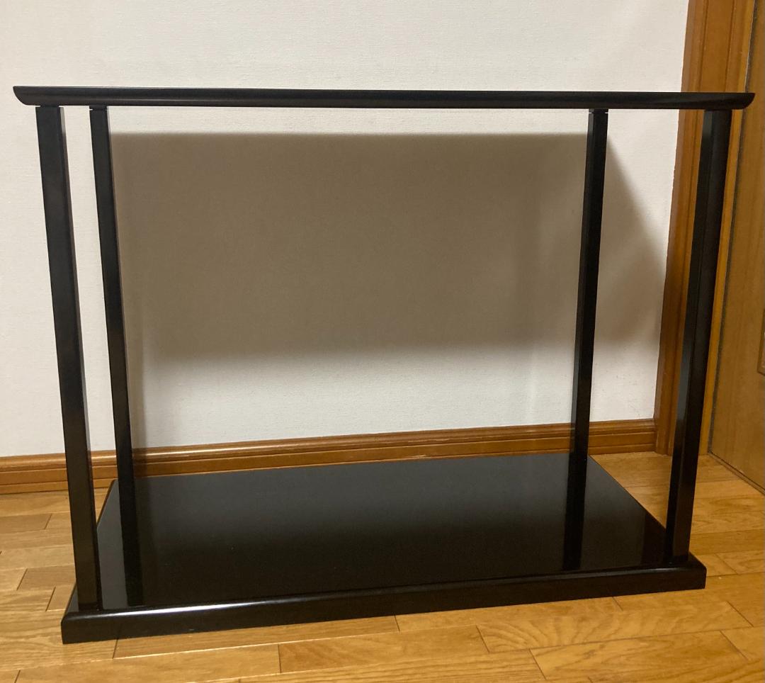 茶道具 黒真塗 真台子 組み立て式