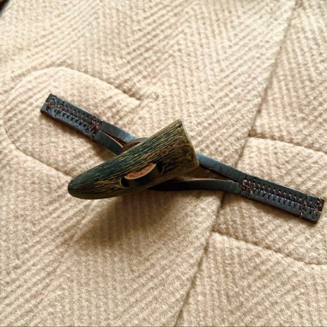 Burberrys ムーアブルック ダッフルコート ヘリンボーン ノバチェックL