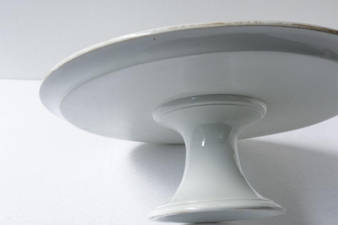 フランスアンティーク　ニーデルヴィレー　ケーキスタンド　コンポティエ　34cm