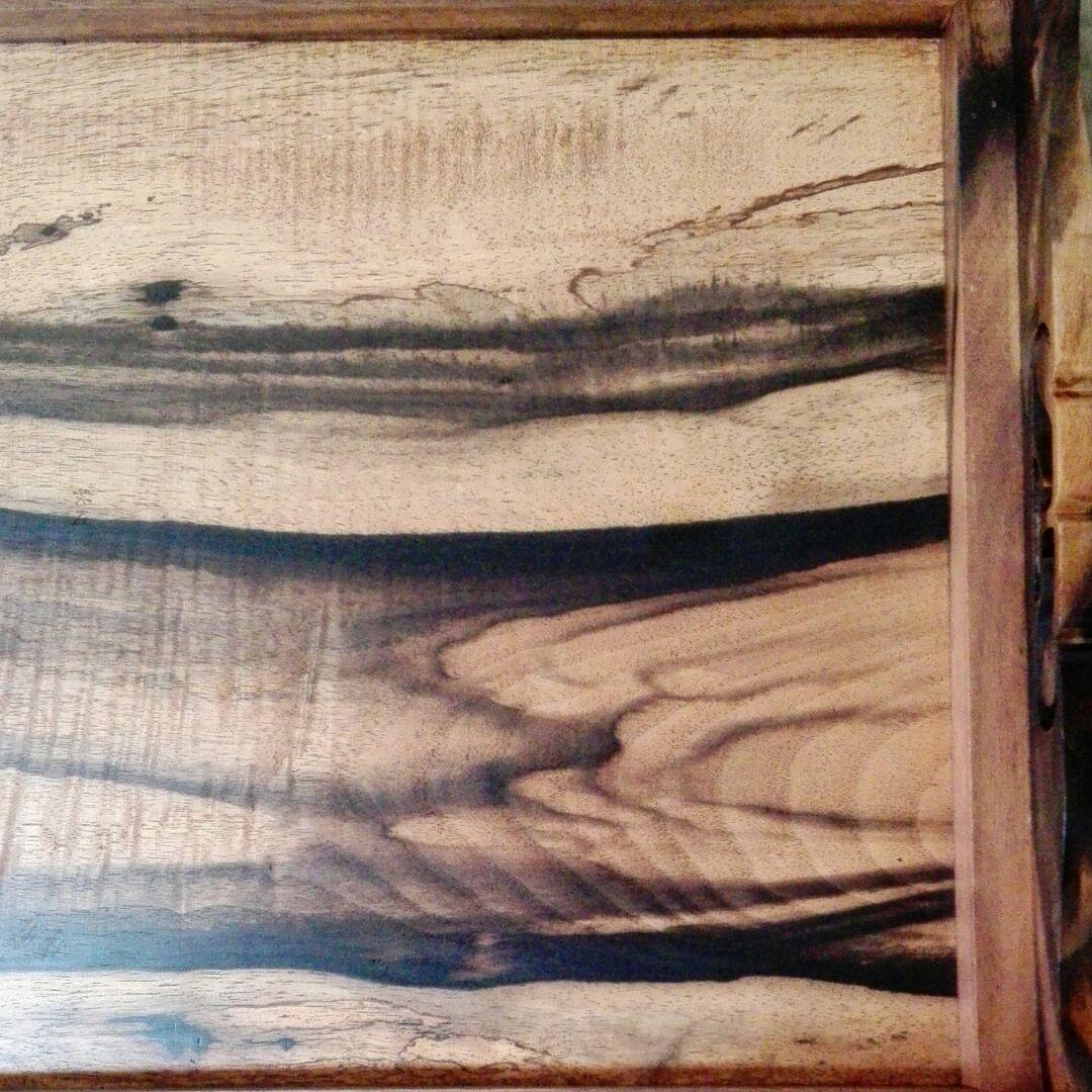 黒柿　黒柿花台　　　作者光石