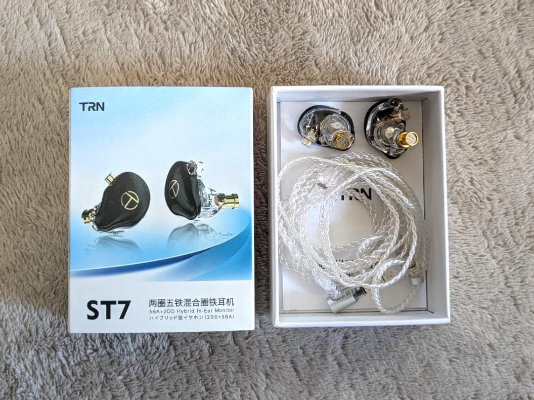 CCA / TRN イヤフォン ＋ 4.4mmバランスケーブル