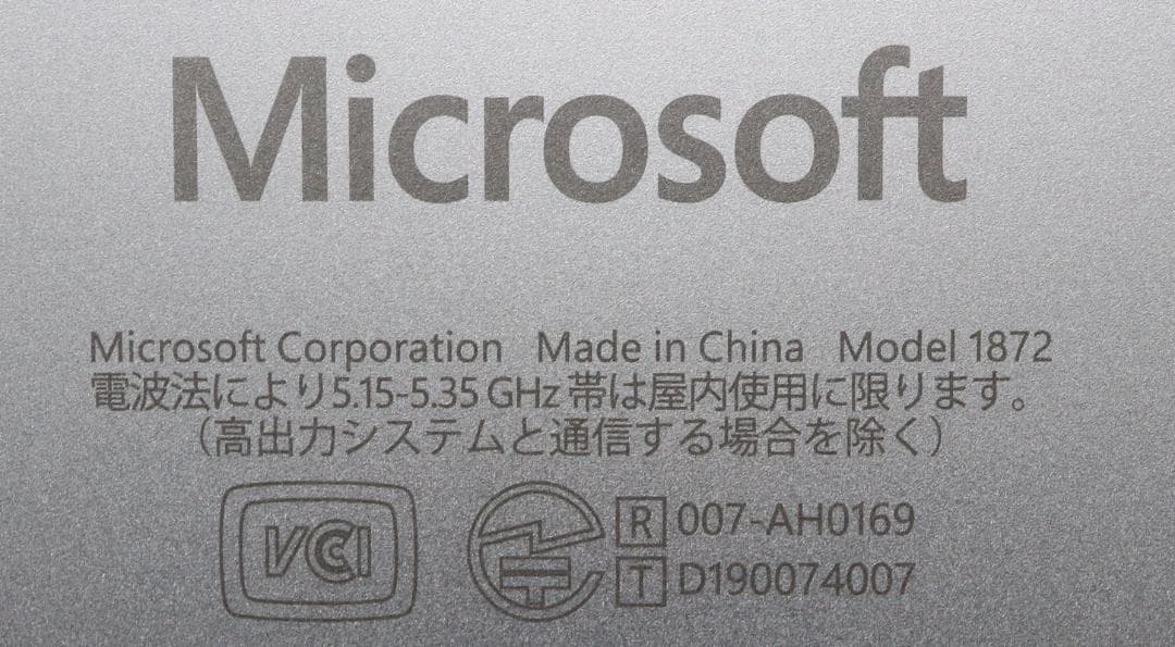 概ね綺麗Surface Laptop3 i5 256GB 15型オフィス電池OK