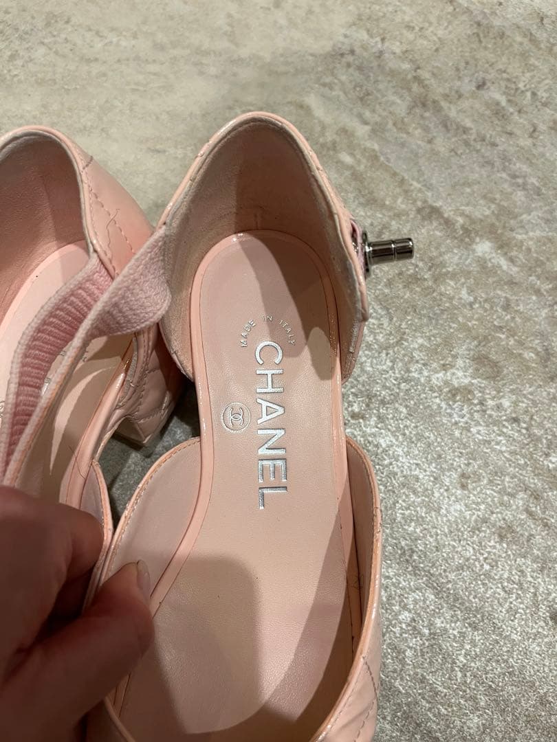 シャネル　メリージェーン　バレリーナ　パンプス　サンダル　35.5　CHANEL