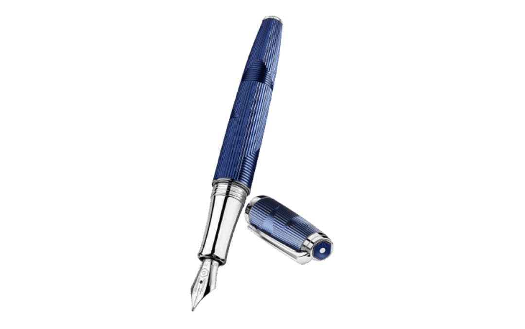 CARAN D'ACHE カランダッシュ 万年筆 レマン ブルマリン EF