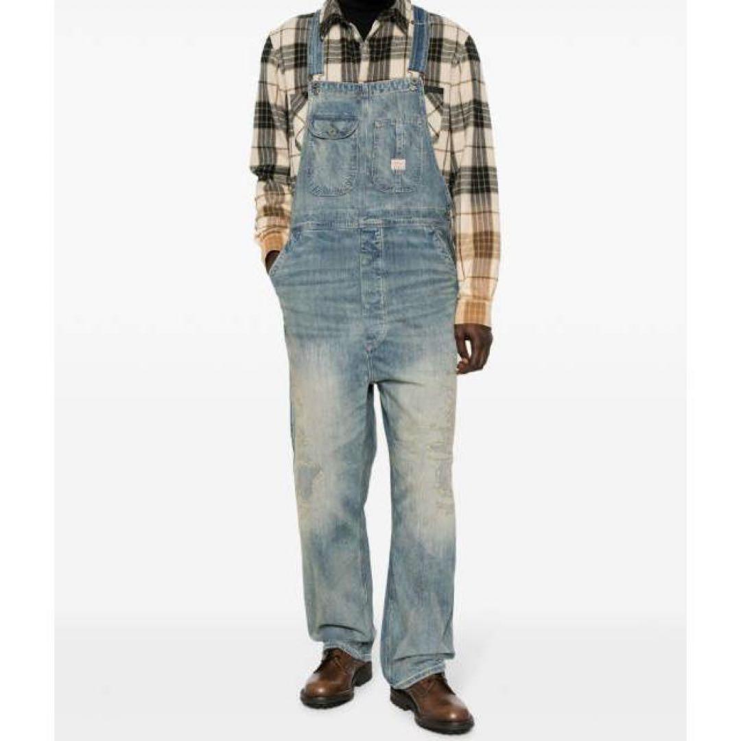 RRL ヴィンテージ加工 S オーバーオール 新品 Gジャン デニム ジャケット