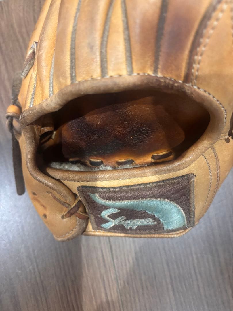 軟式グローブ ブラウン 使用感あり
