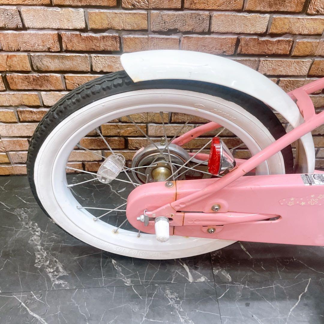 【38】子供用自転車 子供車 Liliale ピンク 16インチ シングル