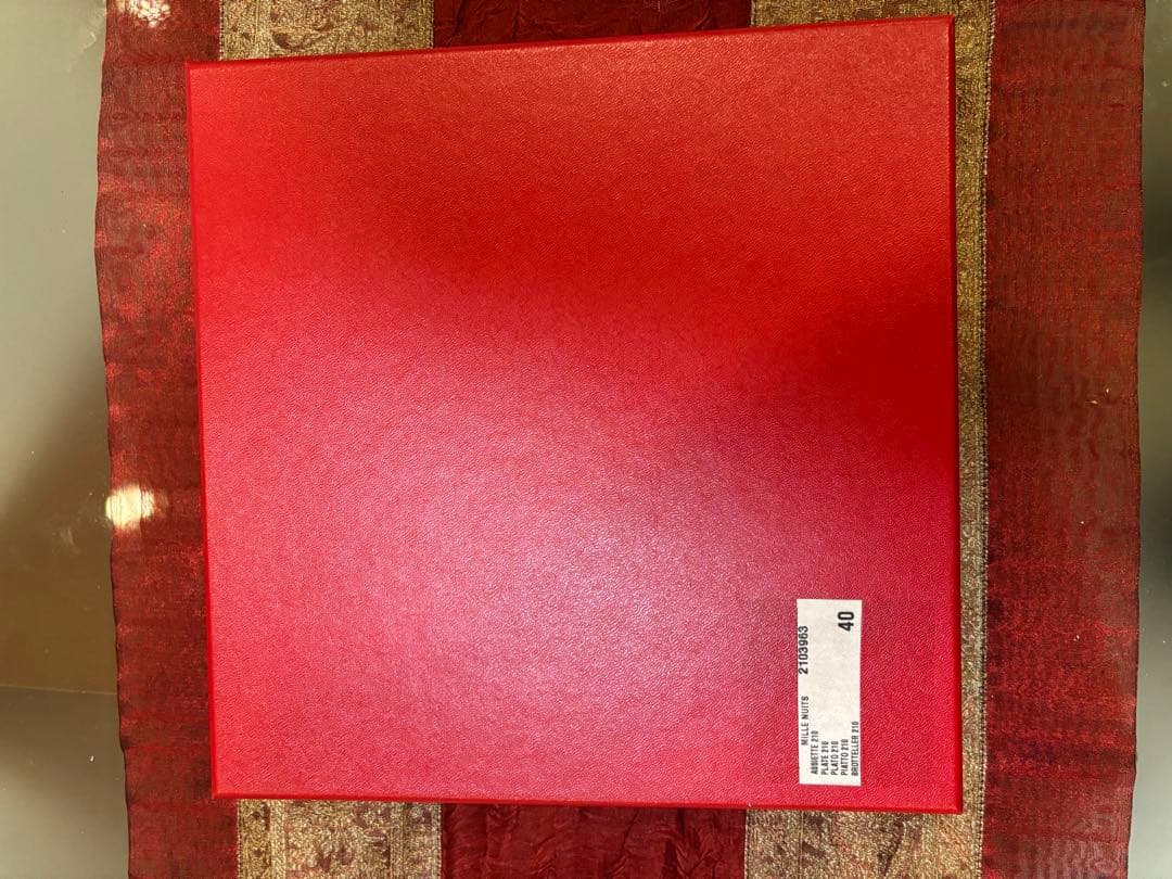 未使用 Baccarat バカラ ミルニュイ プレート 21cm 皿 食器　②