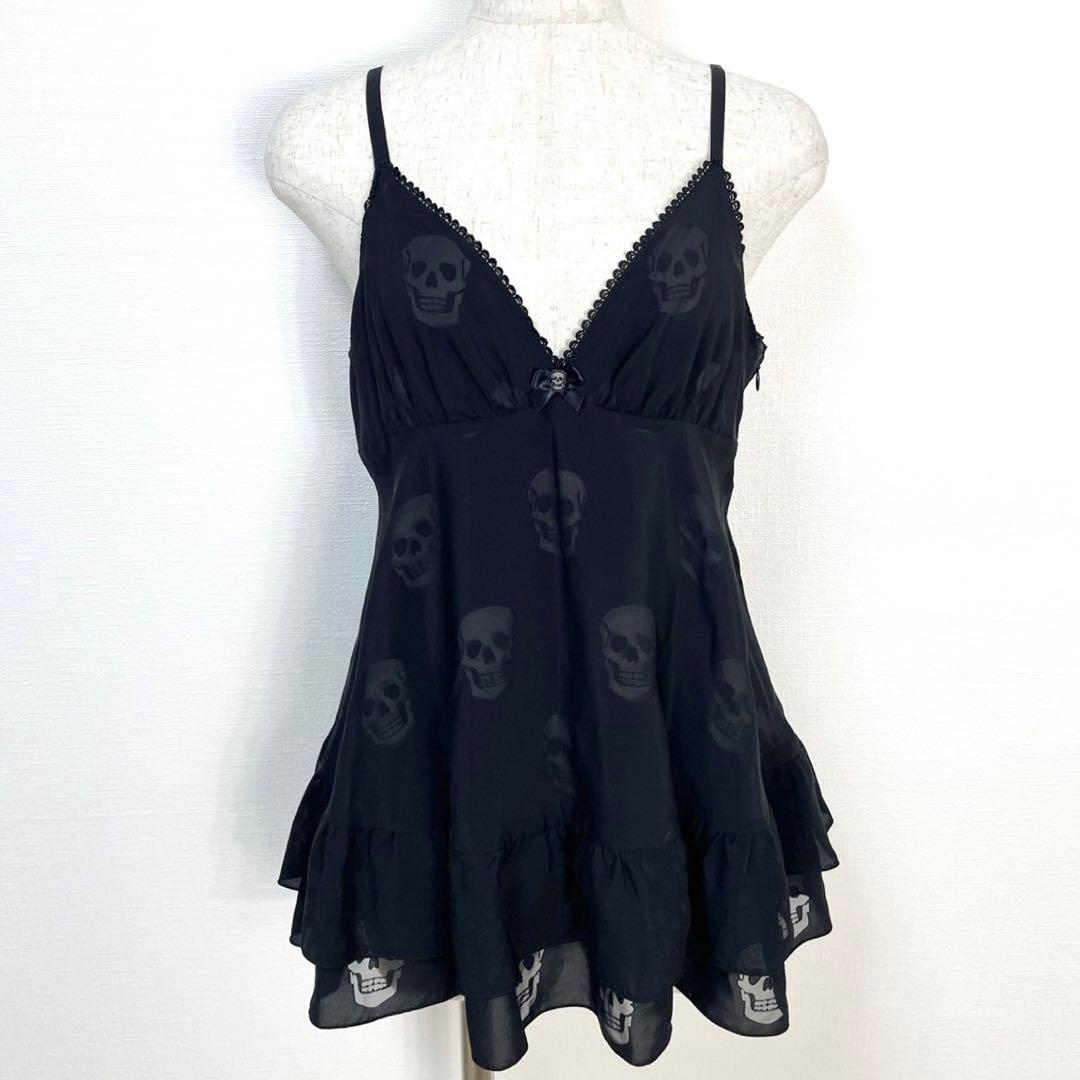 y2k✨️ 00s HYSTERIC GLAMOUR スカル シアー キャミソール