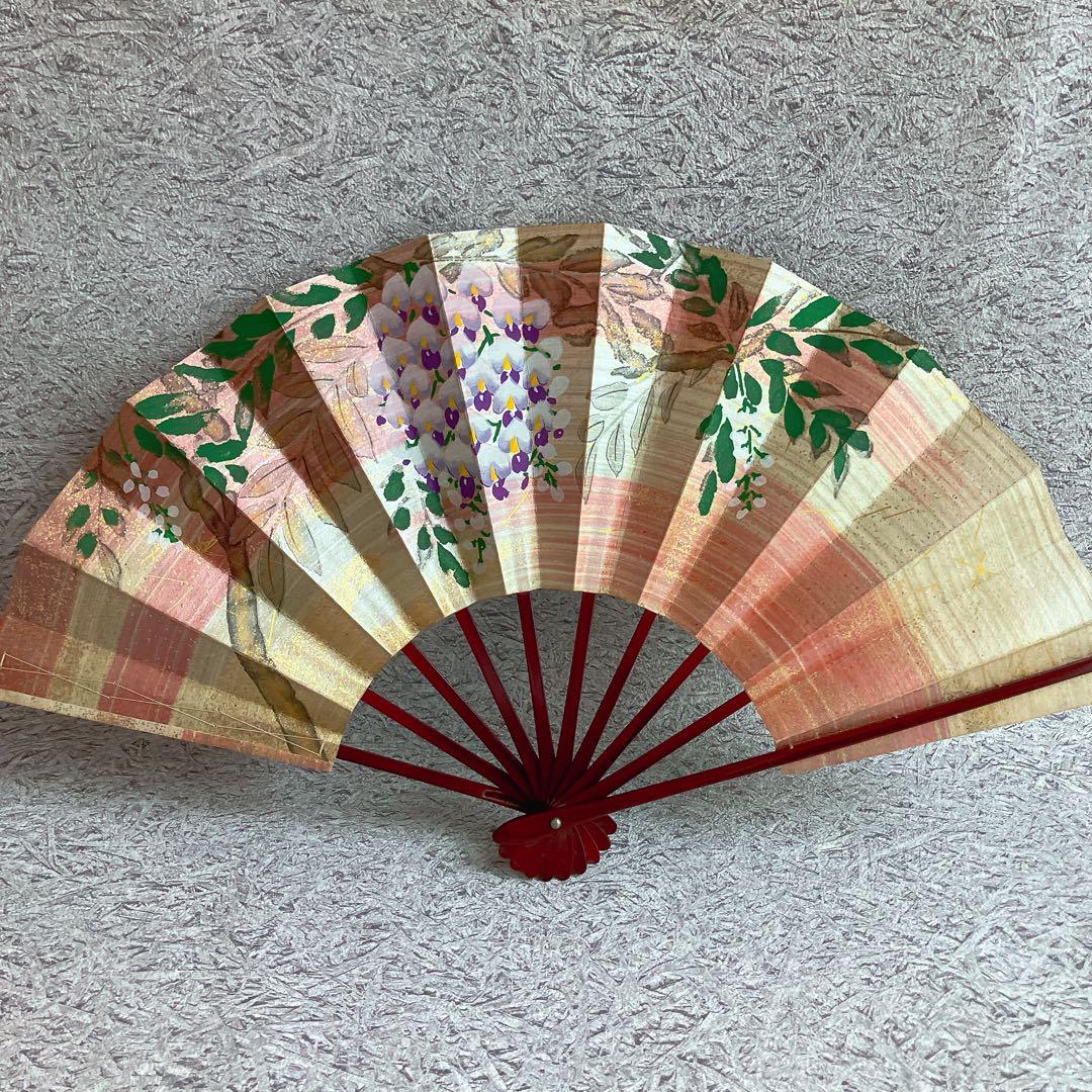 舞扇子3点セット 専用ケース付き 桜 藤 和柄扇子 舞扇