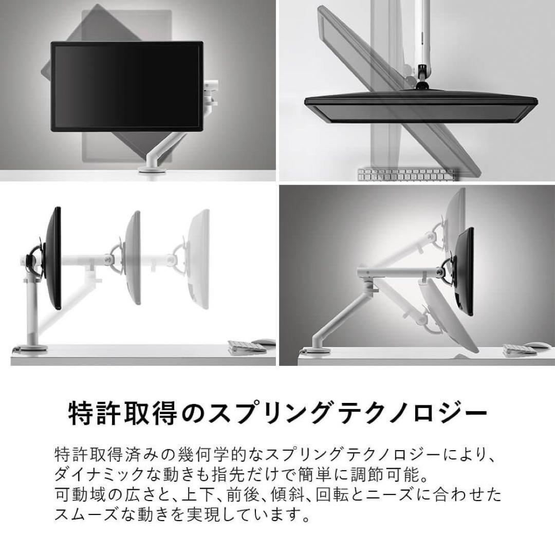 CBS Flo モニターアーム (Herman Miller) 新品未使用 白色