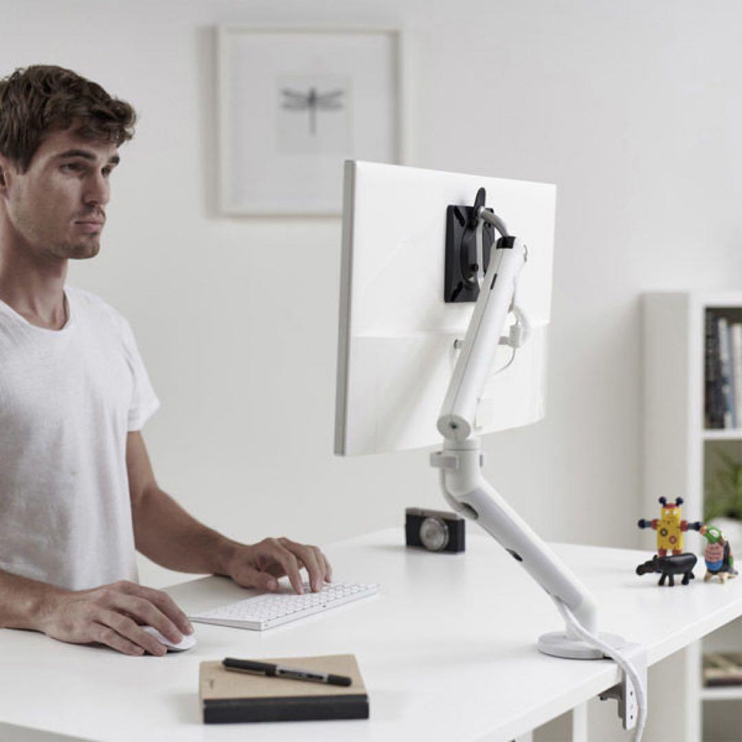 CBS Flo モニターアーム (Herman Miller) 新品未使用 白色